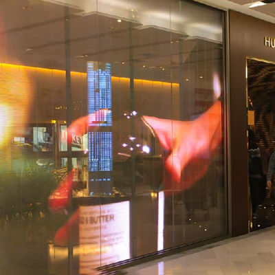 Auftrittfarben kommerzieller transparenter LED display1000*500mm LMS-Masche P8 kundenspezifische