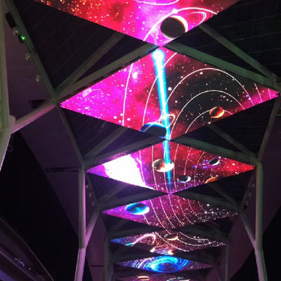 Leichte Decke P7.8 LED-Anzeige, transparenter Schirm-hohe Transparenz LED