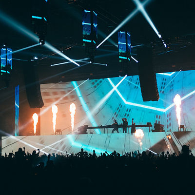 LED MietBildschirmanzeige P2.9 im Freien 500×500mm für Live Show Advertising ODM